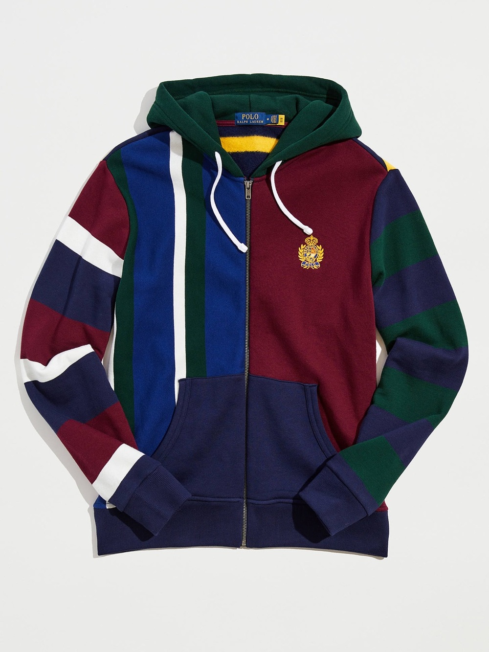 POLO RALPH LAUREN Rugby Zip Up Hoodie
